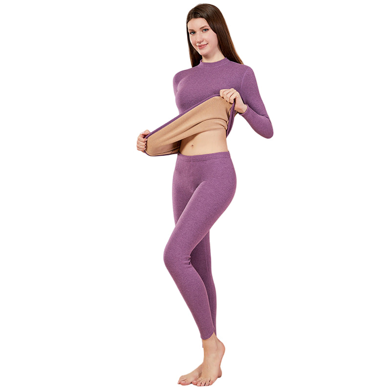 Kleggen - Undertøyssett for kvinner med innebygd fleece