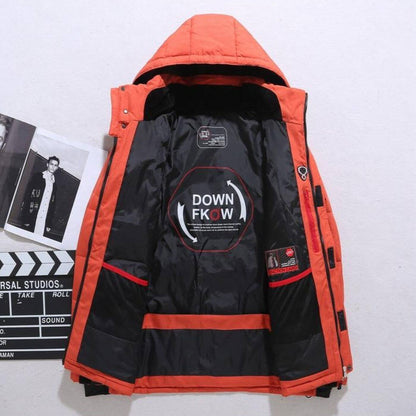 Tor™ - Tykk Vanntett Vattert Jakke med Hette